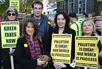 On the climate change march with colleagues from Haringey