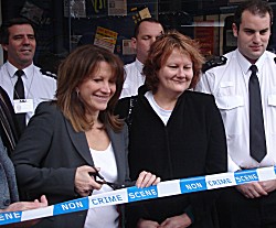 Lynne Featherstone opens the Wood Green Safer Neighbourhoods shop