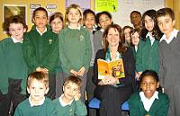 Lynne Featherstone MP at St Mary's School as part of National Story Telling Week