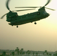 Helicopter in Iraq