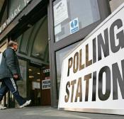 A polling station