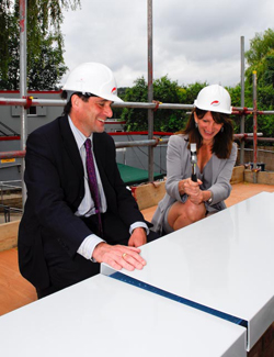 Hornsey Hospital topping out ceremony