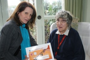 Freedom Pass - Lynne Featherstone with Mrs Cairns