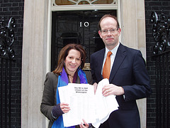 Lynne Featherstone and Robert Gorrie present Whittington petition