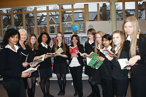 Opening of new library at Hornsey School for Girls