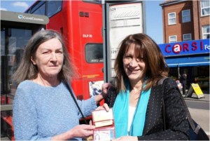 Lynne Featherstone and Denysse Edwardes