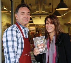 Lynne Featherstone MP with COOK shop owner Jase Denny in the new COOK shop on Muswell Hill Broadway 
