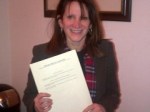 Lynne Featherstone MP with the Draft Marriage (Same Sex Couples) Bill