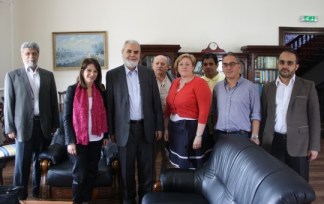 Lynne Featherstone MP at local Diyanet Mosque, Hornsey