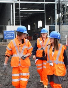 Lynne Featherstone MP on the Hornsey Rail Depot site tour
