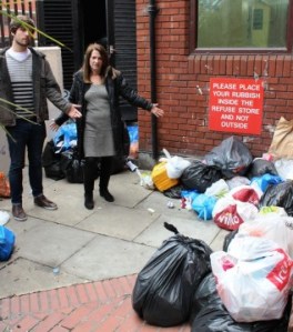 Liberal Democrat MP Lynne Featherstone and local Wood Green campaigner Roberto Robles discuss the issues with residents – and see some of the problems for themselves.