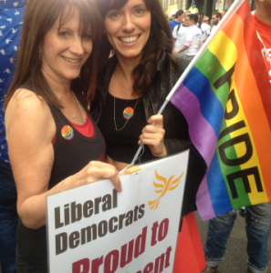 Lynne Featherstone MP on this year’s pride march – celebrating equal marriage
